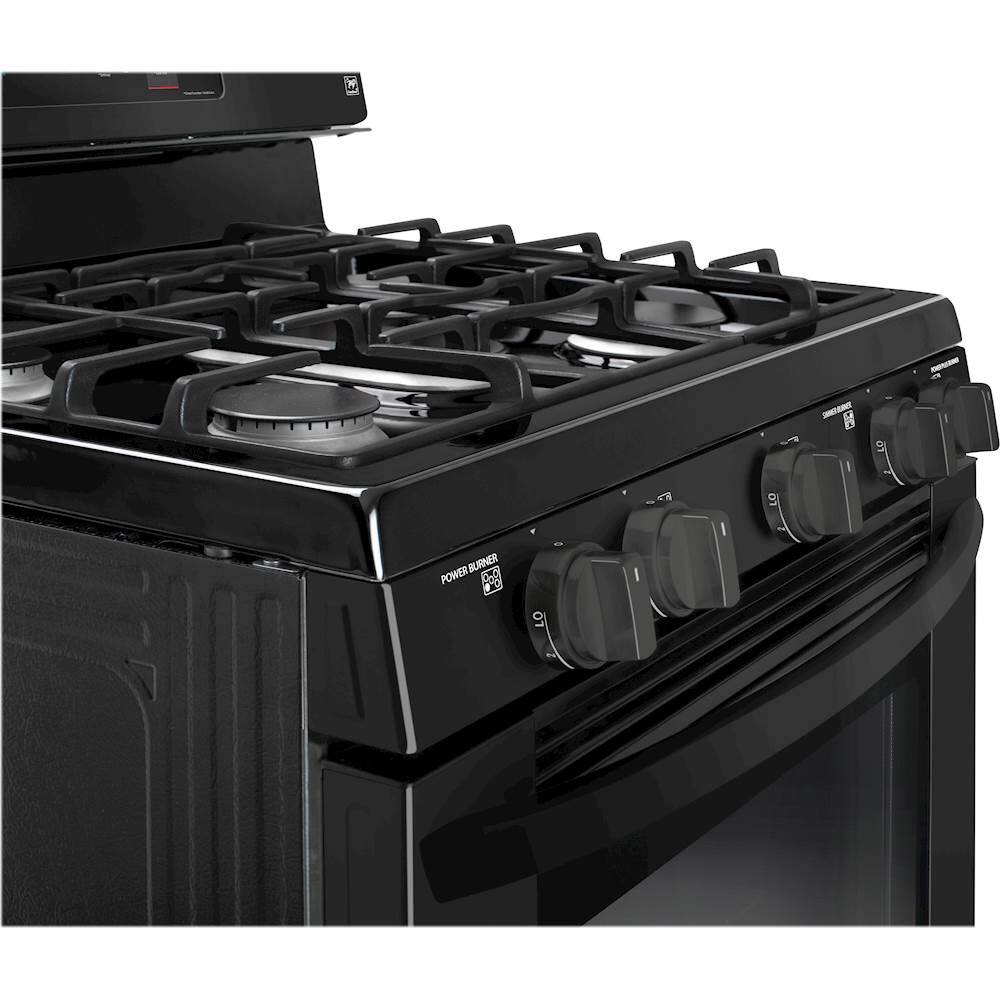 Best Buy LG 5.4 Cu. Ft. Freestanding Gas Convection Range Matte Black
