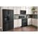 Alt View 16. LG - 5.4 Cu. Ft. Freestanding Gas Convection Range - Matte Black Stainless Steel.
