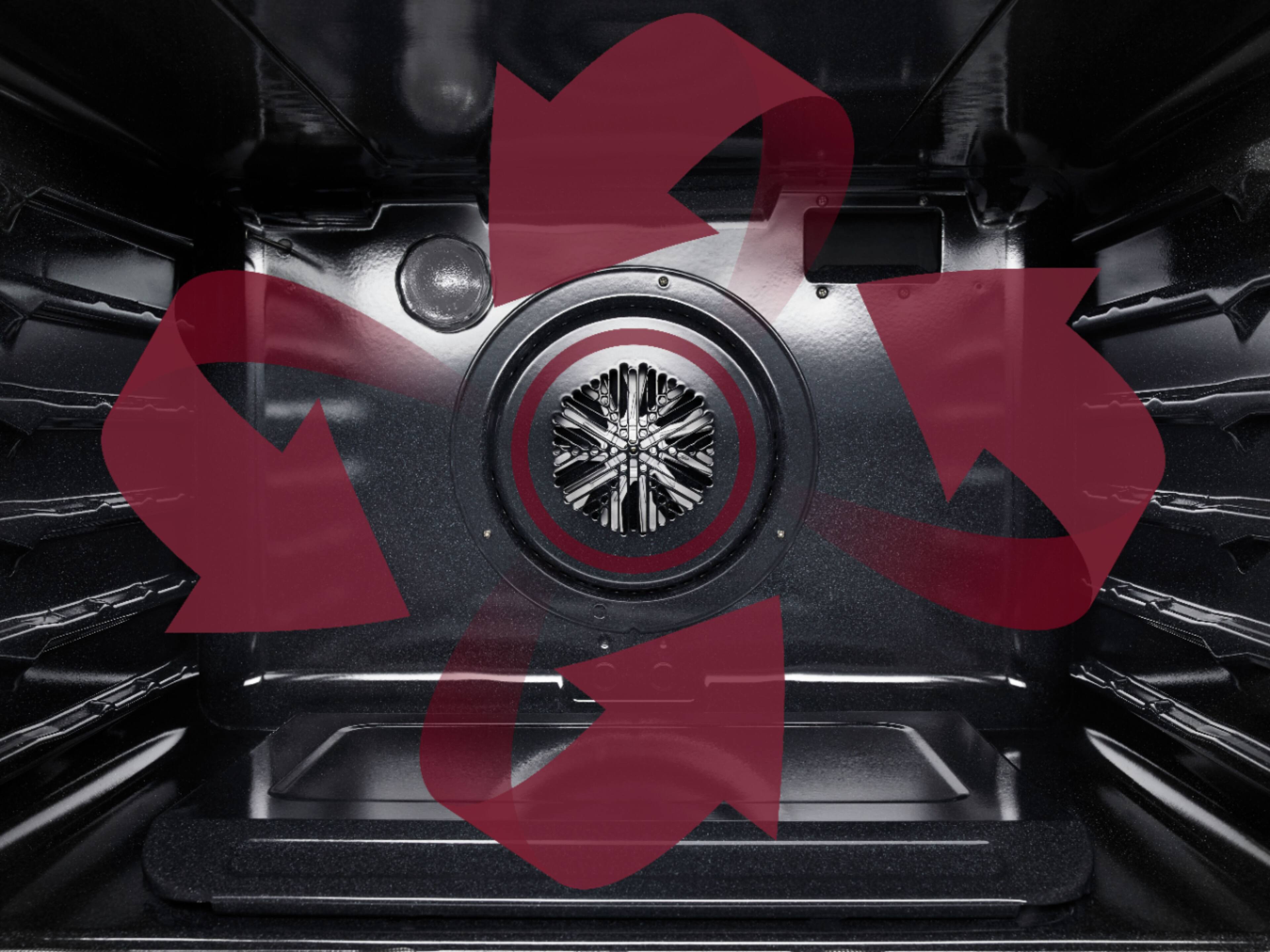 Alt View 17. Maytag - 6.7 Cu. Ft. Self-Cleaning Freestanding Fingerprint Resistant Double Oven Electric Convection Range - Stainless Steel.