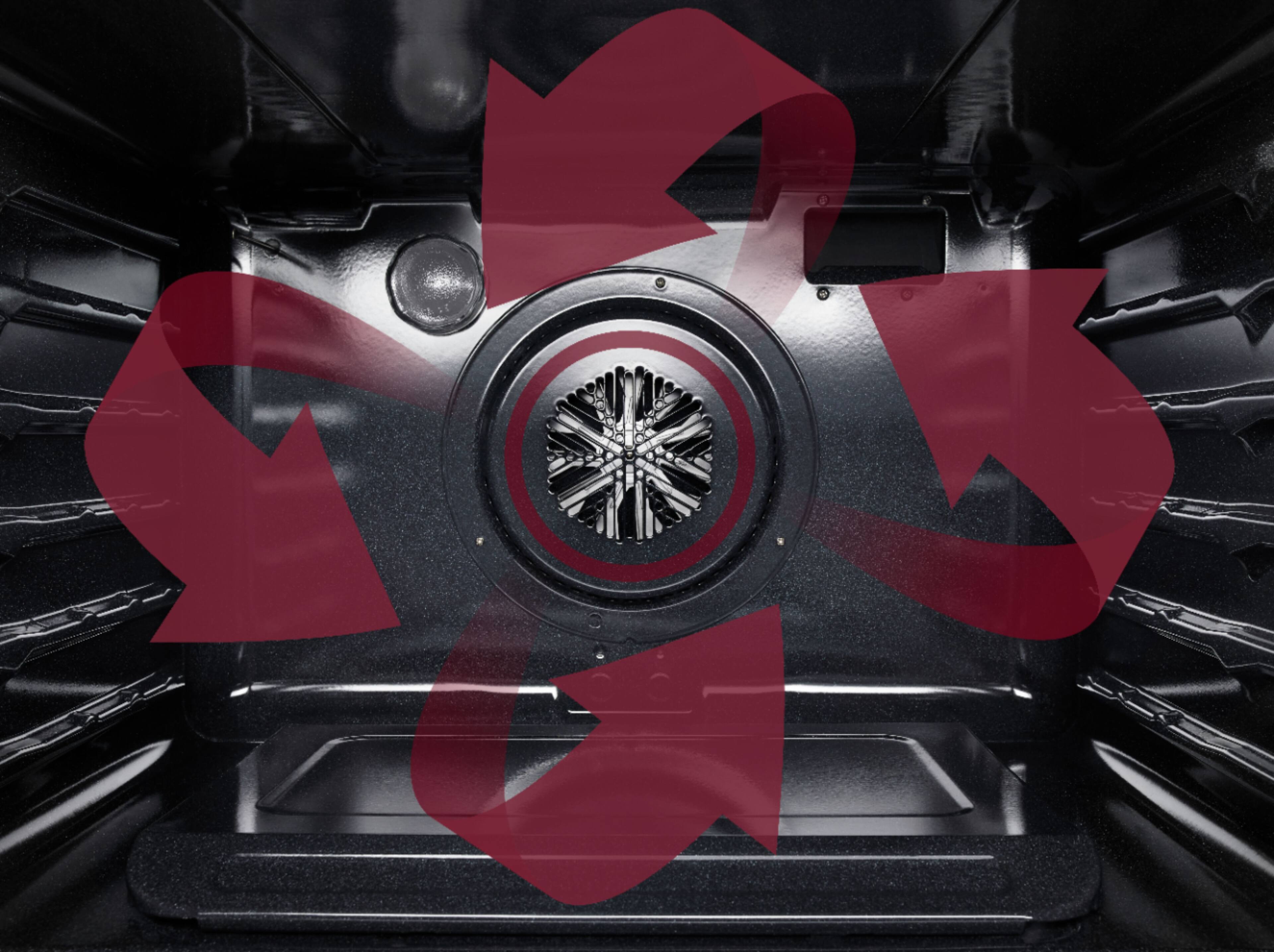 Alt View 18. Maytag - 6.0 Cu. Ft. Self-Cleaning Freestanding Fingerprint Resistant Double Oven Gas Convection Range - Stainless steel.