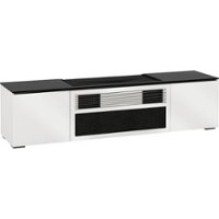 Salamander Designs - Miami A/V Cabinet for Sony VZ1000ES Ultra-Short Throw Projector - Gloss-White/Black - Angle_Zoom