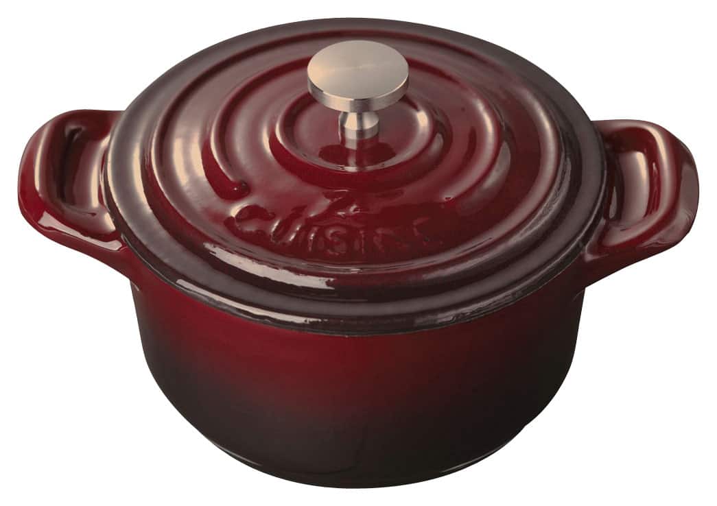 Best Buy: La Cuisine Cast -Iron Round Covered Casserole 0.31 qt