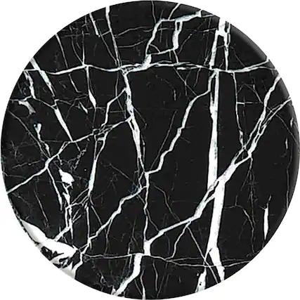 Angle. PopSockets - Finger Grip/Kickstand for Mobile Phones - Black Marble.