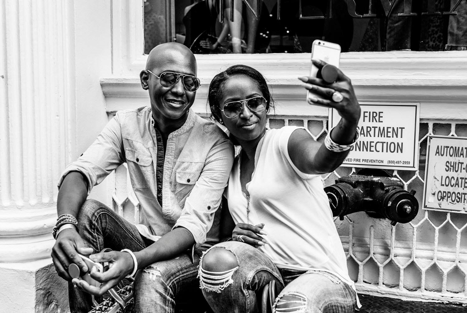 Alt View 14. PopSockets - Finger Grip/Kickstand for Mobile Phones - Black Marble.