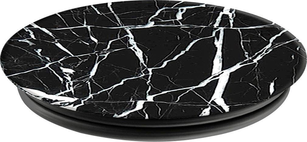 Left. PopSockets - Finger Grip/Kickstand for Mobile Phones - Black Marble.