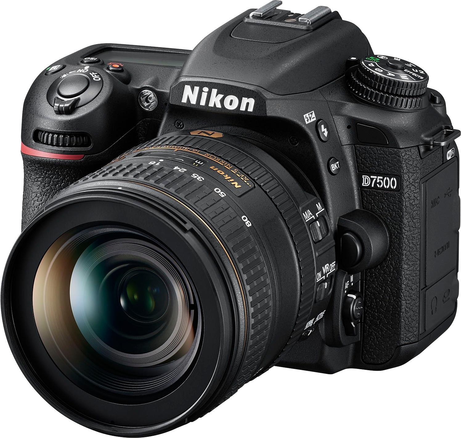 Nikon D7500 DSLR Camera with AF-S DX NIKKOR 16-80mm f/2.8-4E ED VR lens Black 13535 - Best Buy
