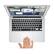 Alt View 11. Apple - MacBook Air 13.3" Pre-Owned Laptop - Intel Core i5 - 2GB Memory - 64GB Hard Drive - Silver.