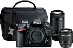 Nikon D7200 DSLR Camera with 18 55mm and 70 300mm Lenses Black Nikon D7200 DSLR Camera with 18 55mm and 70 300mm Lenses Black