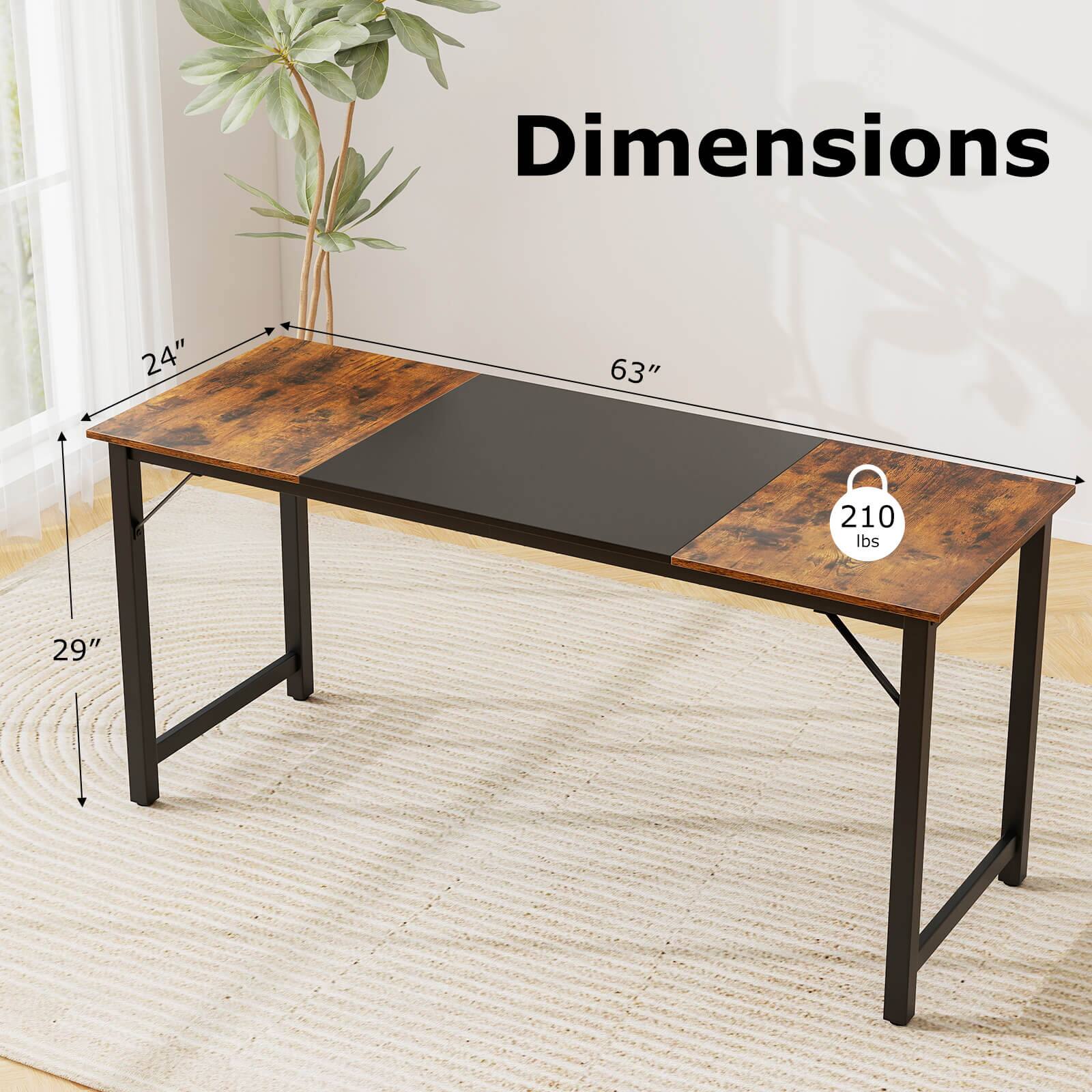Dimensions: 24" x 63" x 210 lbs.