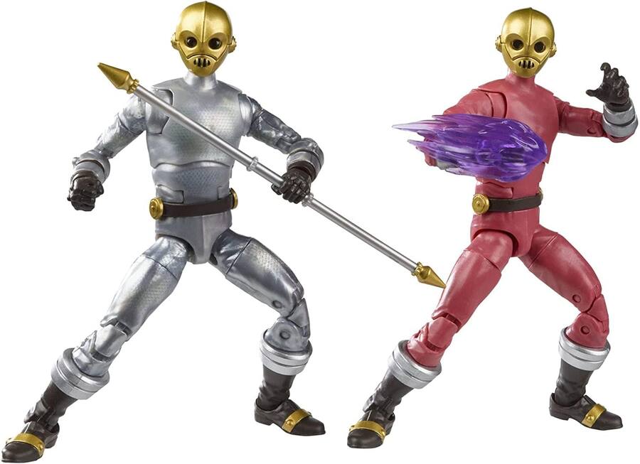 Power Rangers Zee Red Hasbro Power Rangers Lightning Collection Zeo Cogs Action Figure 2 Pack ...