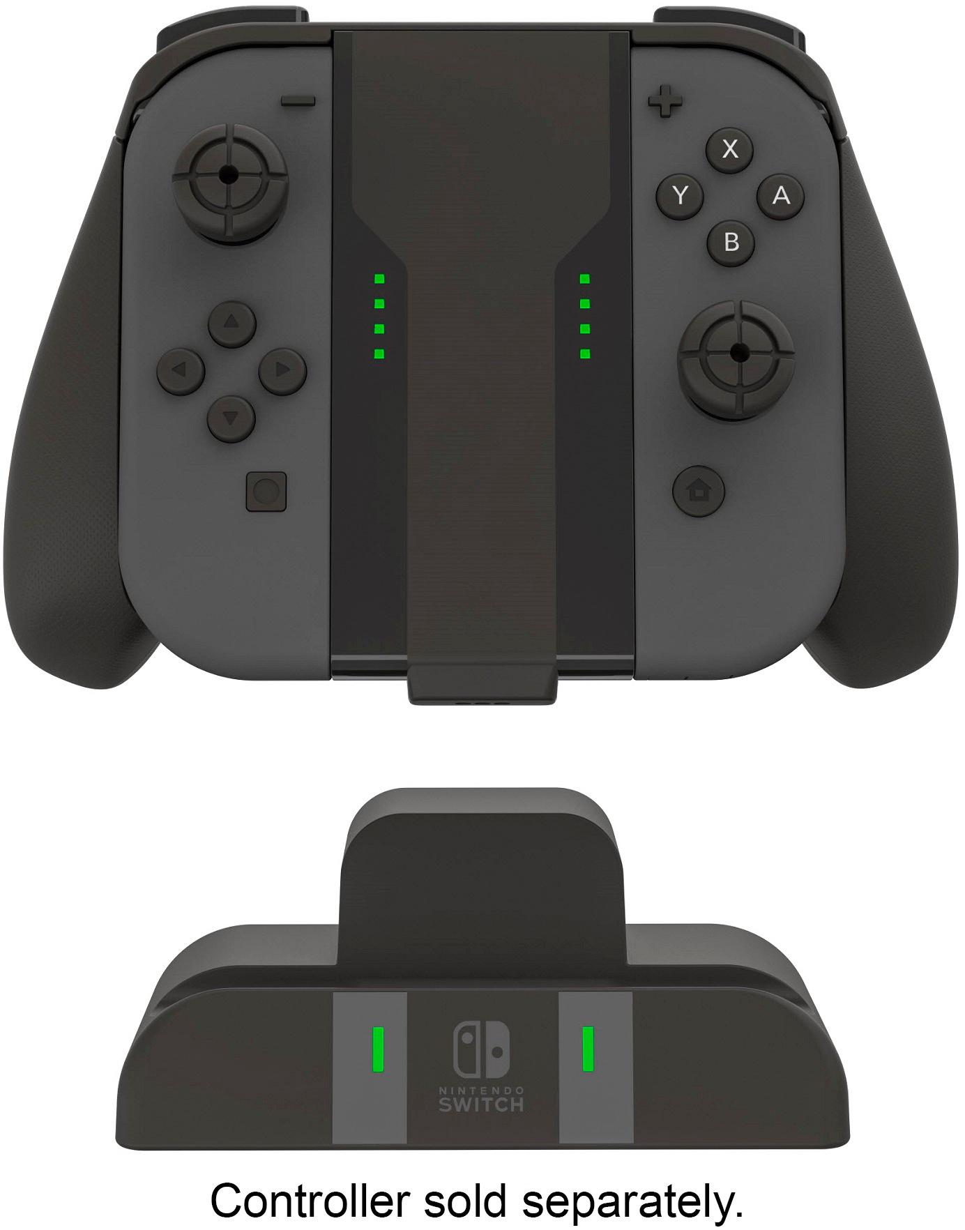Best Buy Pro Joy Con Charging Grip For Nintendo Switch Black 500 059