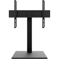Kanto - Tabletop TV Stand for Most Flat-Panel TVs Up to 65" - Black - Front_Zoom