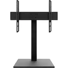 Front. Kanto - Tabletop TV Stand for Most Flat-Panel TVs Up to 65" - Black.