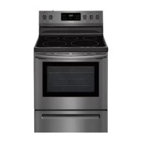 Frigidaire - 5.3 Cu. Ft. Self-Cleaning Freestanding Electric Range - Black Stainless Steel - Front_Zoom