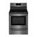 Front. Frigidaire - 5.3 Cu. Ft. Self-Cleaning Freestanding Electric Range - Black Stainless Steel.
