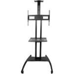 Front Zoom. Kanto - MTM Mobile TV Stand for Most Flat-Panel TVs Up to 65" - Black.