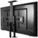 Alt View Zoom 13. Kanto - MTM Mobile TV Stand for Most Flat-Panel TVs Up to 65" - Black.