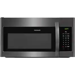 Frigidaire - 1.6 Cu. Ft. Over-the-Range Microwave - Black Stainless Steel