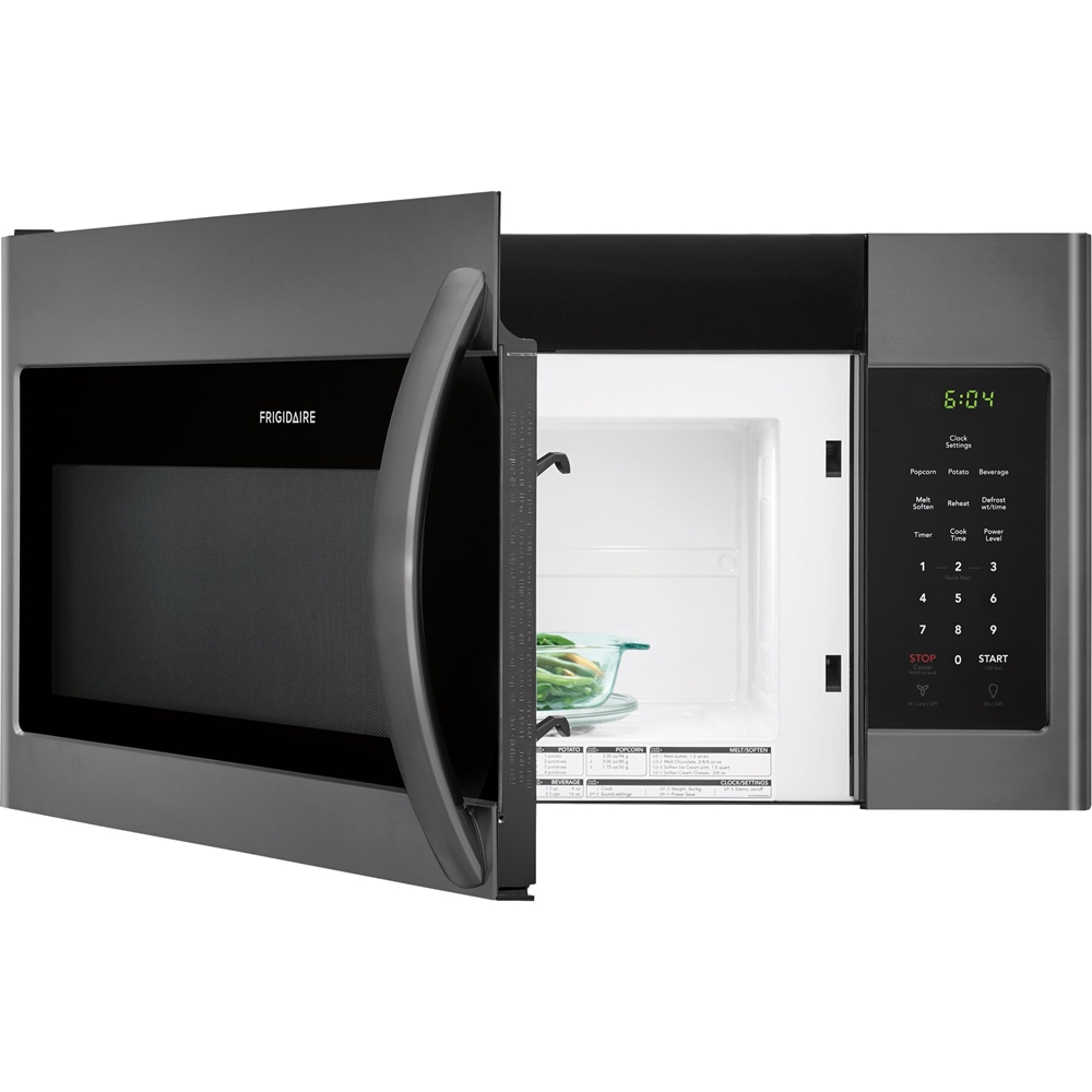 Best Buy: Frigidaire 1.6 Cu. Ft. Over-the-Range Microwave Black Best Buy Black Stainless Steel Microwave