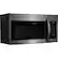 Left. Frigidaire - 1.6 Cu. Ft. Over-the-Range Microwave - Black stainless steel.
