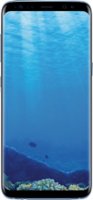 Samsung - Refurbished Galaxy S8 4G LTE with 64GB Memory Cell Phone (Unlocked) - Coral Blue - Front_Zoom