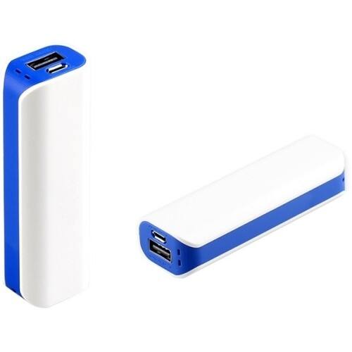 Front Standard. LifeCHARGE - JuicyPACK 2600mAh Power Bank - White.