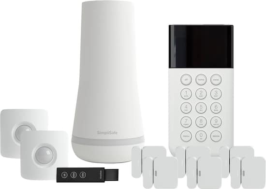 Simplisafe Shield Home Security System White Ss3 02 Best Buy