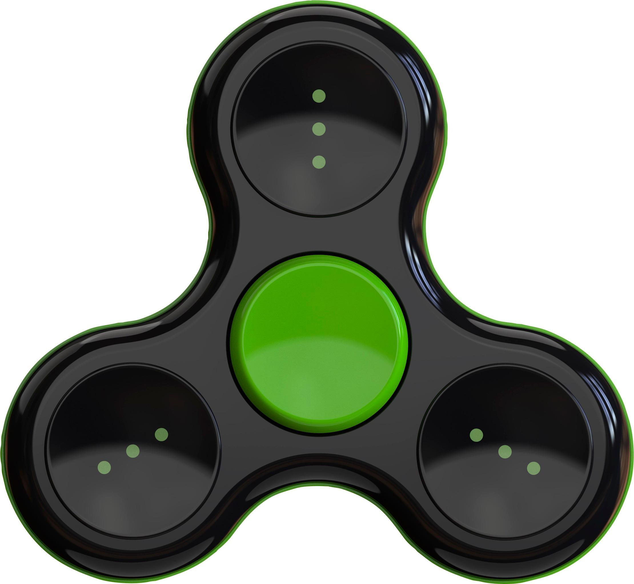 Fidget Spinner Black and Green 