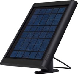 Solar Panel for Ring Spotlight Cam Battery and Stick Up Cam Battery - Black - Front_Zoom