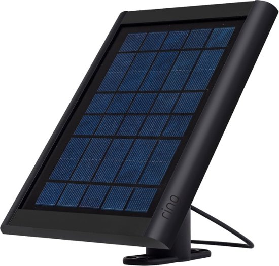 Front Zoom. Solar Panel for Ring Spotlight Cam Battery and Stick Up Cam Battery - Black.
