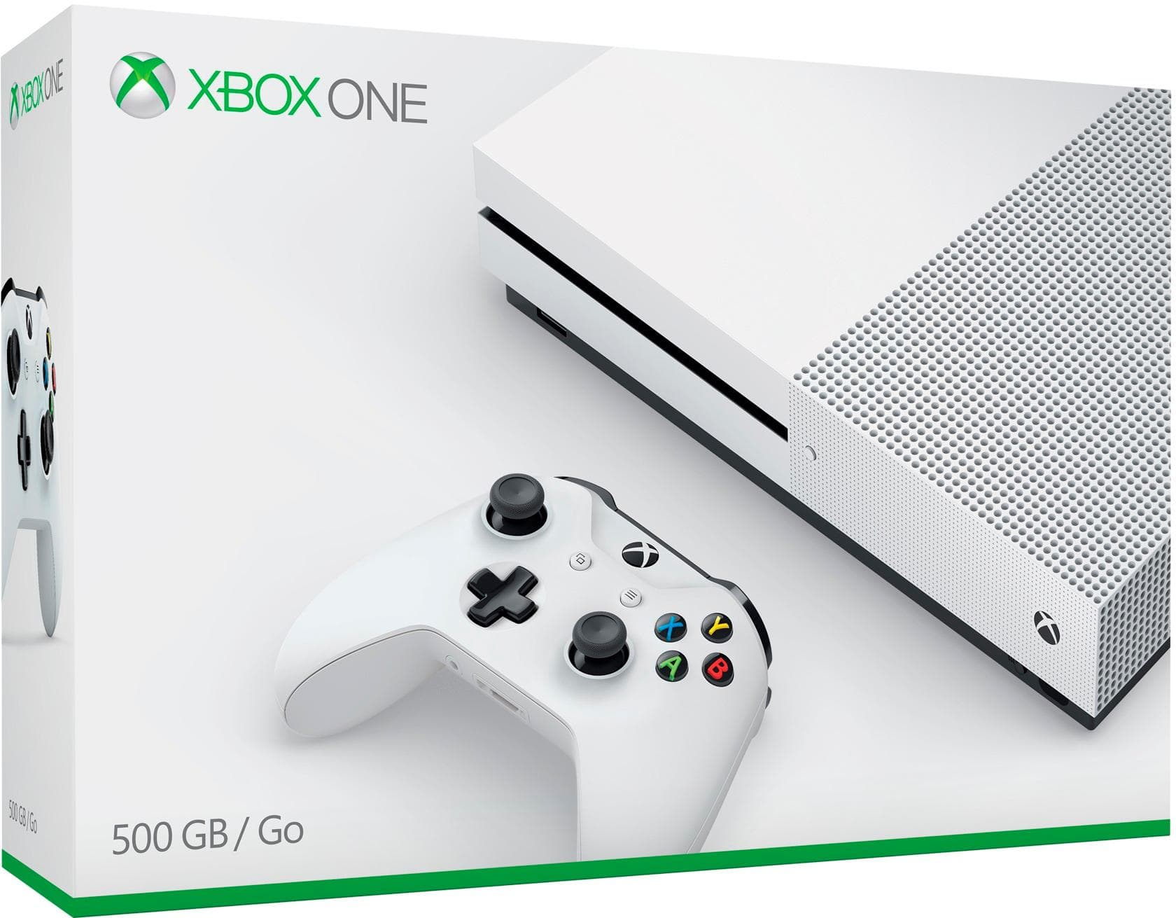 Alt View 11. Microsoft - Xbox One S 500GB Console - White.