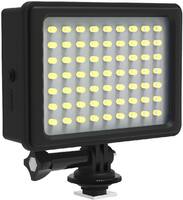 Digipower - Water-resistant Professional Video Light with Built-in Power Bank - Black - Front_Zoom