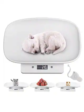 Front. The Best Inks - Digital Small Animals Scales Weighing with Tape Measure, Puppy Whelping Scale Weigh Your Kitten, Rabbit with - Pet Scale & Tape.