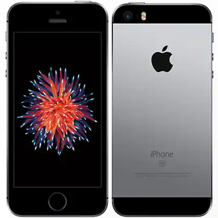 Front. Apple - iPhone SE (1st Gen) A1662 (Fully Unlocked) 32GB - Space Gray.