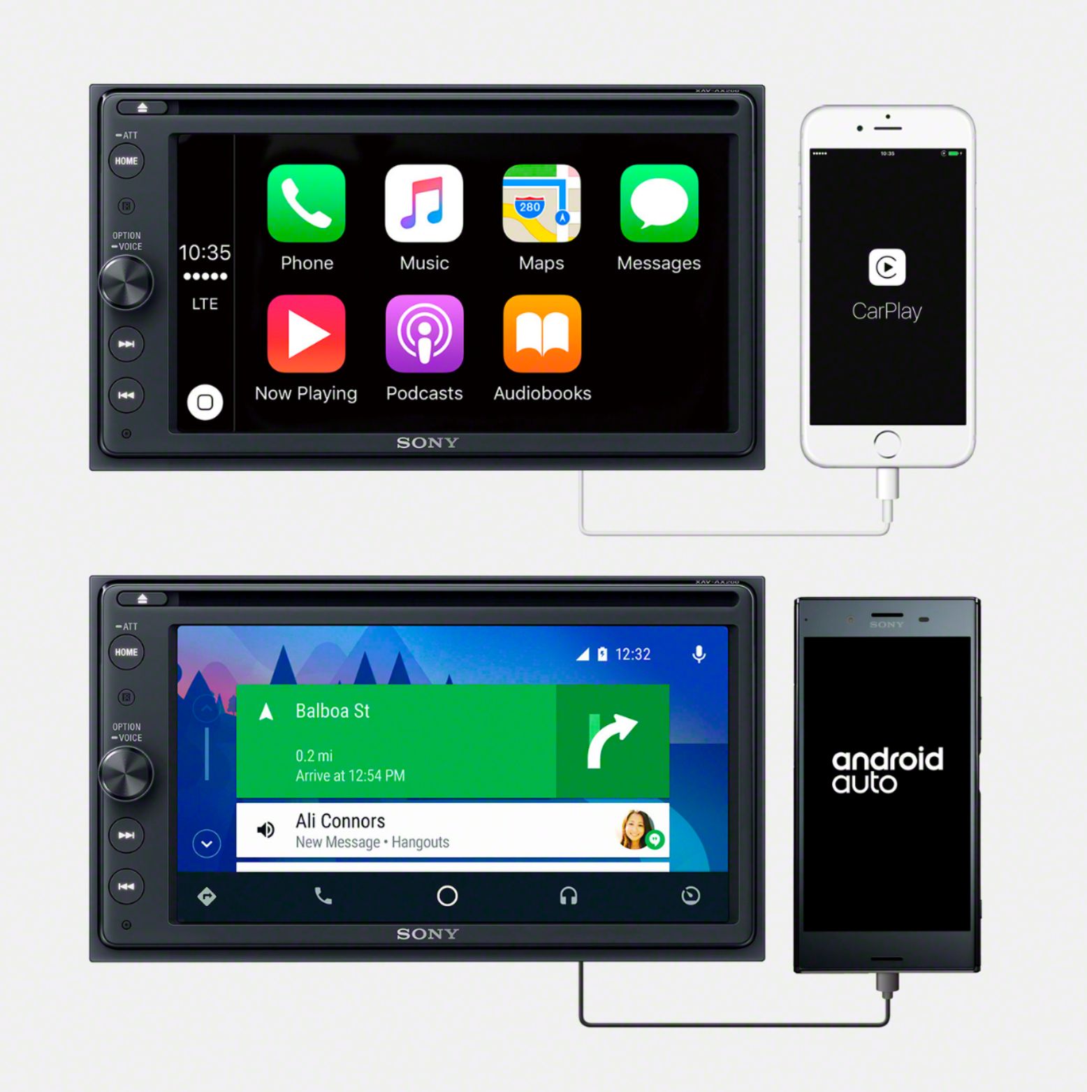 Sony 7 Wireless Apple CarPlay and Android Auto Digital Media Receiver  Maestro Compatible Black XAVAX4000 - Best Buy