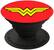 Left. PopSockets - Finger Grip/Kickstand for Mobile Phones - Wonder Woman Icon.
