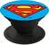 Left. PopSockets - Finger Grip/Kickstand for Mobile Phones - Superman Icon.