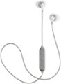 Left Zoom. JVC - HA EN10BT Gumy Sport Wireless In-Ear Headphones - White/Silver.
