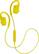 Front. JVC - HA EC30BT Wireless In-Ear Headphones - Yellow.