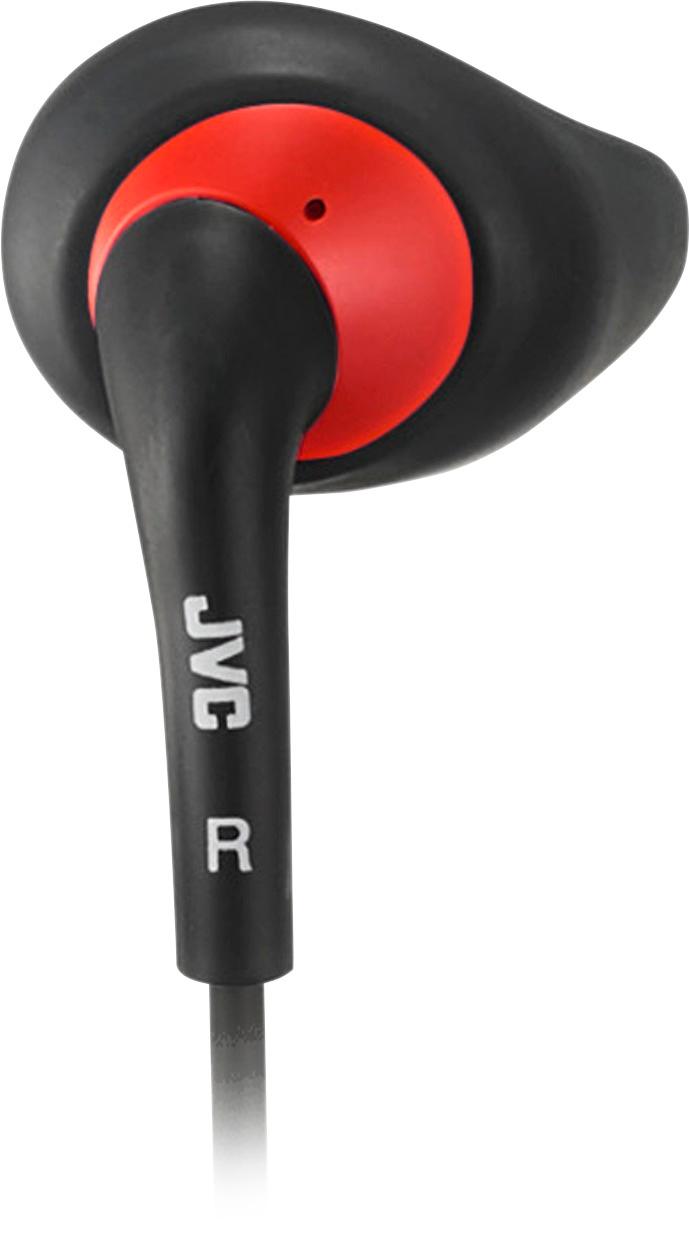 Angle View: JVC - HA EN10BT Gumy Sport Wireless In-Ear Headphones - Red/Black