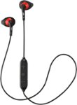Front. JVC - HA EN10BT Gumy Sport Wireless In-Ear Headphones - Red/Black.