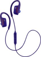 JVC - HA EC30BT Wireless In-Ear Headphones - Blue - Front_Zoom