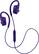 Front. JVC - HA EC30BT Wireless In-Ear Headphones - Blue.