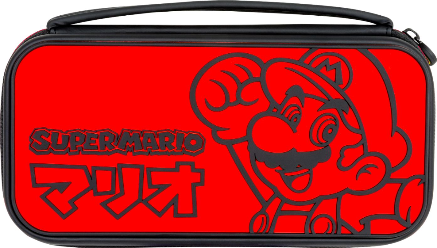 Best Buy: PDP Mario Kana Edition Deluxe Console Case for Nintendo Switch  Black/Red 500-051