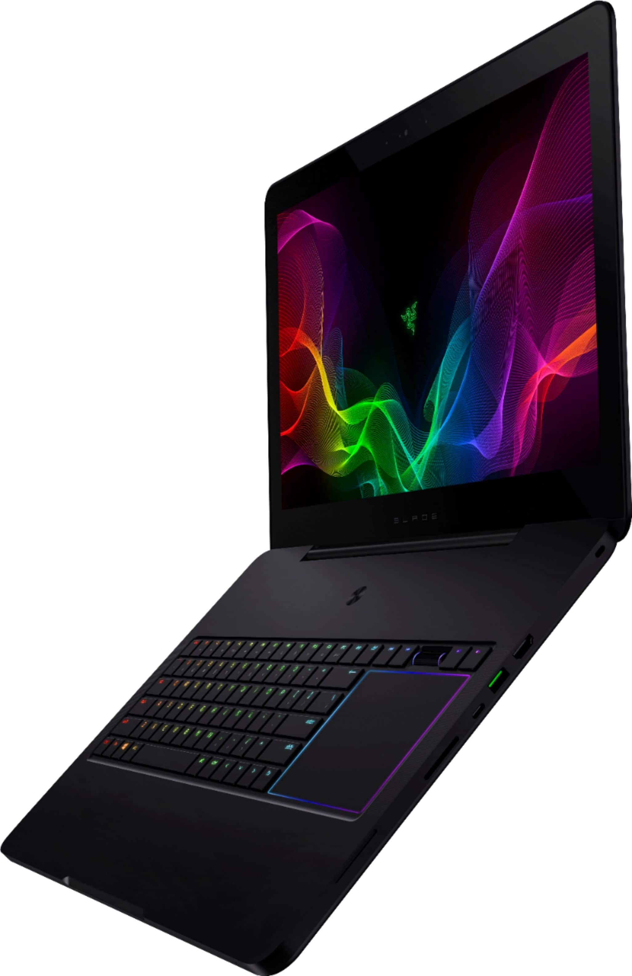 Alt View 10. Razer - Blade Pro 17.3" Gaming Laptop - Intel Core i7 - 16GB Memory - NVIDIA GeForce GTX 1060 - 2TB Hard Drive + 256GB SSD - Black CNC Aluminum.