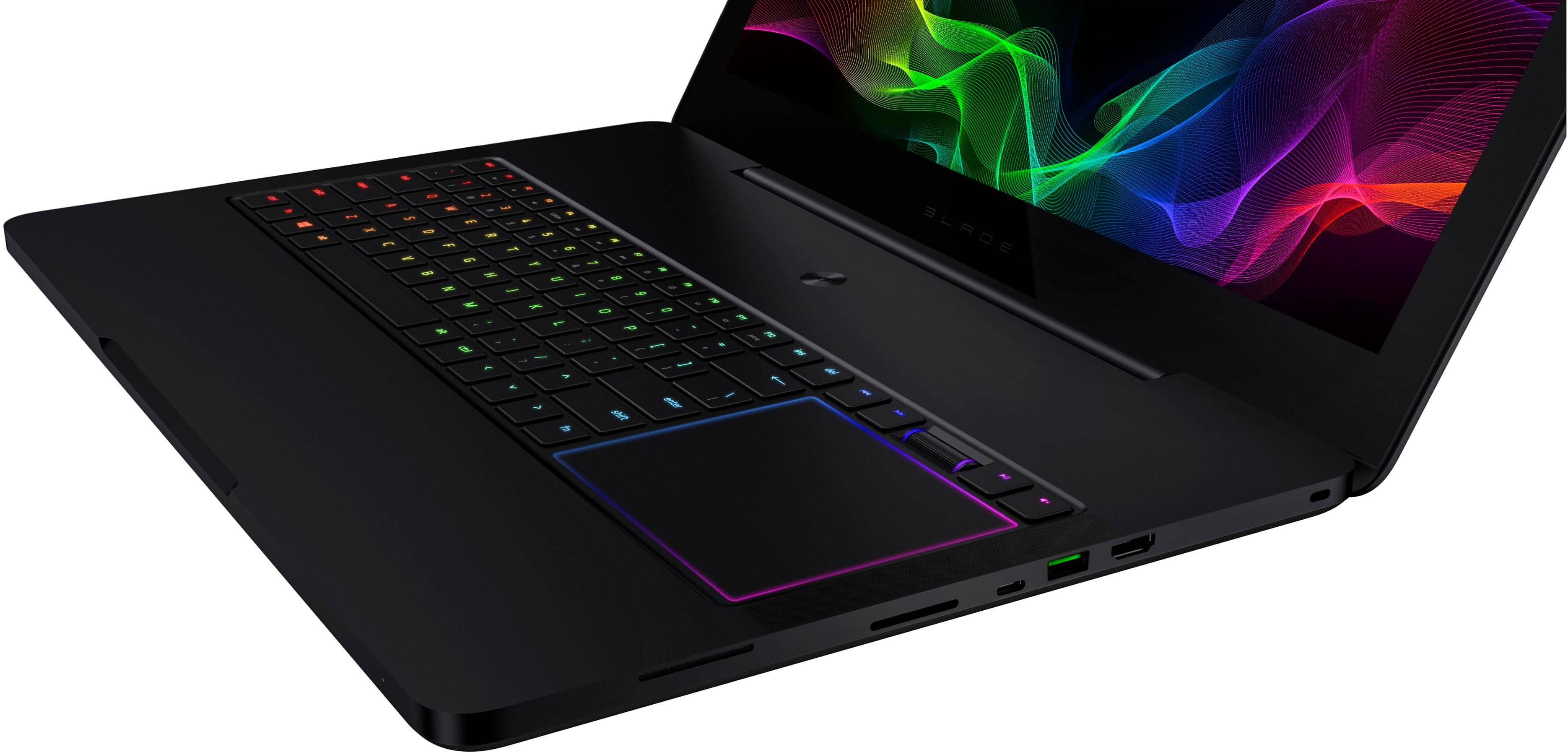 Alt View 11. Razer - Blade Pro 17.3" Gaming Laptop - Intel Core i7 - 16GB Memory - NVIDIA GeForce GTX 1060 - 2TB Hard Drive + 256GB SSD - Black CNC Aluminum.