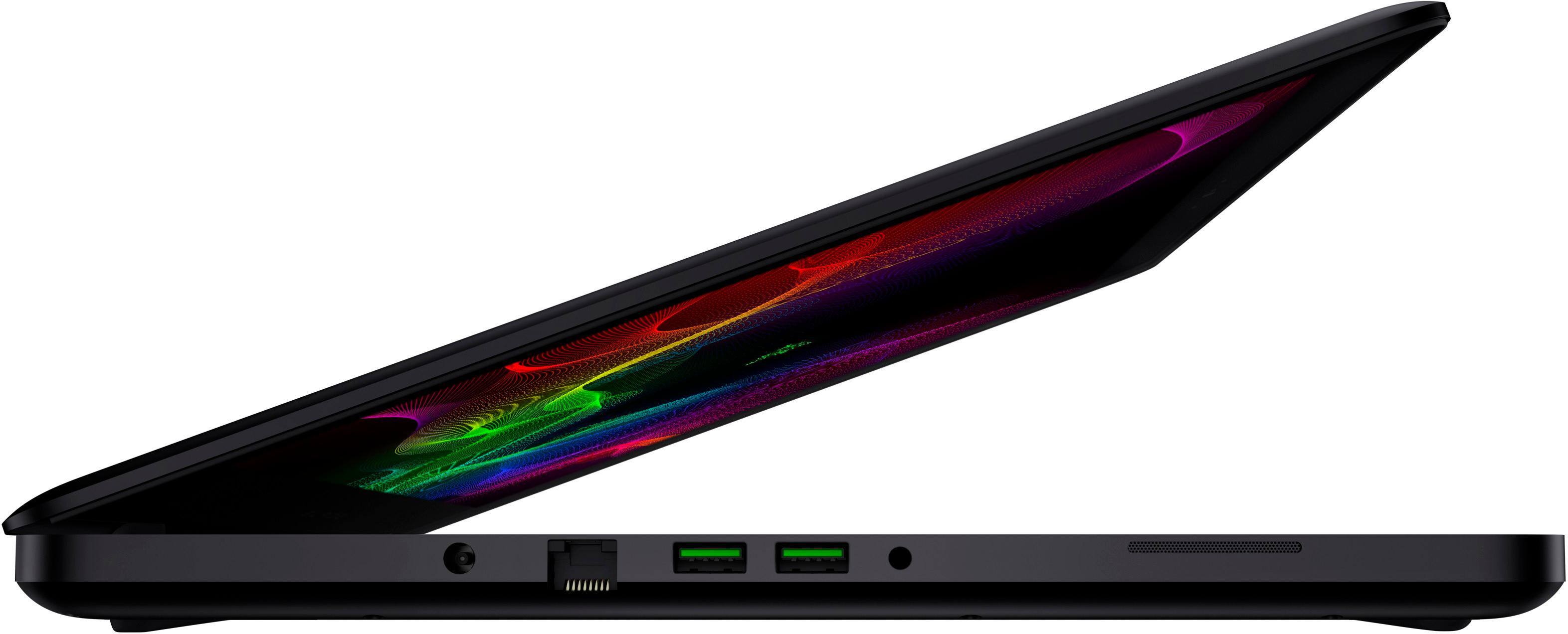 Alt View 1. Razer - Blade Pro 17.3" Gaming Laptop - Intel Core i7 - 16GB Memory - NVIDIA GeForce GTX 1060 - 2TB Hard Drive + 256GB SSD - Black CNC Aluminum.