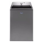 Front Zoom. Maytag - 5.3 Cu. Ft. 11-Cycle High-Efficiency Top-Loading Washer - Metallic slate.