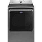 Maytag - 8.8 Cu. Ft. 10-Cycle Electric Dryer - Metallic Slate - Front_Standard