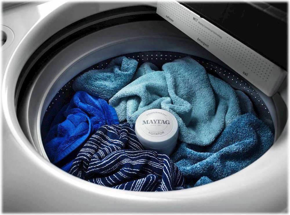 Alt View 15. Maytag - 4.7 Cu. Ft. 11-Cycle High-Efficiency Top-Loading Washer - Metallic Slate.